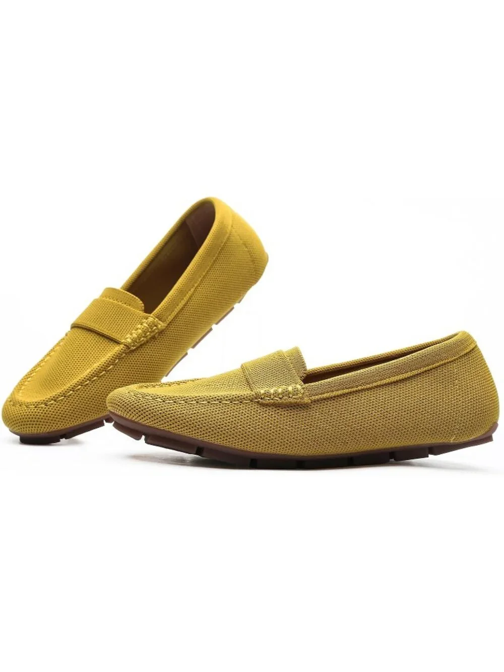 🆕Women's Ginjer Lightweight Knitted Loafers Casual Flat Shoes Comfortable
